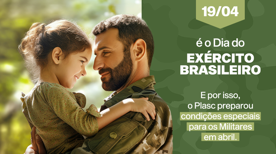 No mês do Exército, militares têm condições especiais para ser Plasc