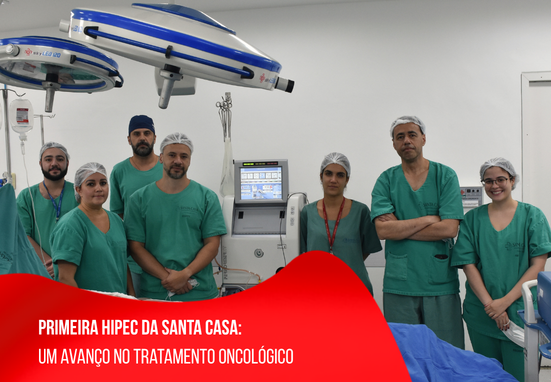 Santa Casa realiza pela primeira vez cirurgia com técnica HIPEC para tratamento de tumor raro
