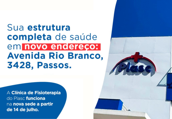 Clínica de Fisioterapia do Plasc passa a atender na nova sede